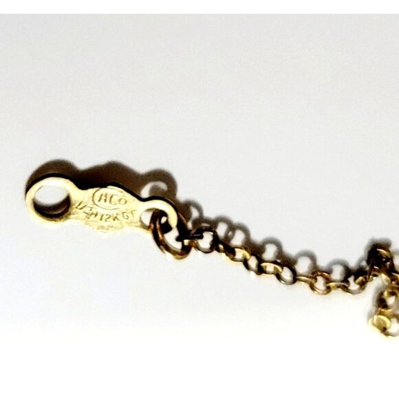 Natural Marquise Garnet Heart Pendant 14k Yellow Gold 20" 12k Gold Filled Chain - Picture 7 of 11